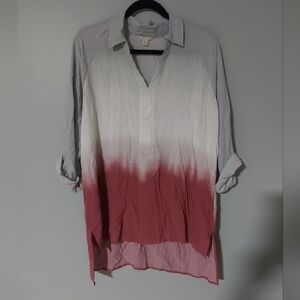 Xl purple dipped shirt